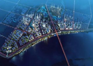 中建生态智慧城项目位于常德市武陵区桃花源大桥北（桃花源路与竹叶路交汇处）