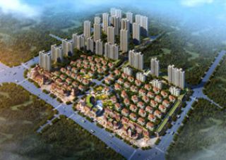 碧桂园项目位于常德市武陵区桃花源路与紫菱西路交汇处（东北角）