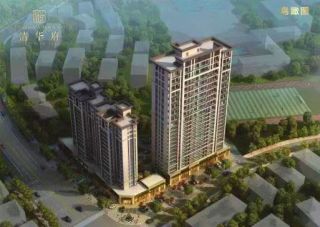 清华府项目位于桃江县美人窝路与团山路的交汇桃江一中东南角