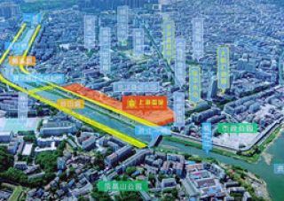 上海玺苑项目位于桃江县獭溪路与桃花路交汇处（一桥桥头）