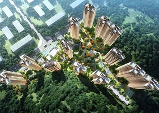 竹海春风项目位于桃江县天子山路（总部基地北侧）