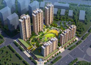 金峪中央公馆项目位于桃江县政府休闲广场南侧