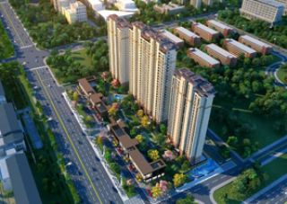 文苑凌云项目位于高新区迎宾路与银城大道的交汇处