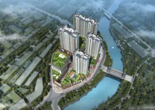 兰溪中心项目位于益阳市赫山区兰溪镇枫林桥旁