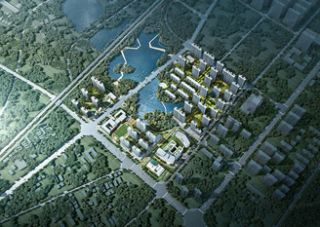 环球融创澜岸大观项目位于南湖新区湖滨大道与赶山路交汇处西北角