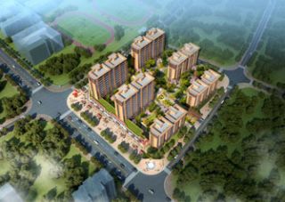 富兴学府项目位于金盆山路以南，老贯冲路以东