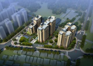 东风湖景苑项目位于湖光二路与湖光三路交汇处