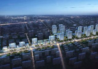 融创都会中心项目位于洞庭大道与青年东路交汇处东北角