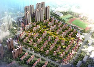 富兴御城项目位于岳阳市文化艺术会展中心南