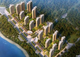 西湖首府项目位于汨罗市环湖南路与罗城路交汇