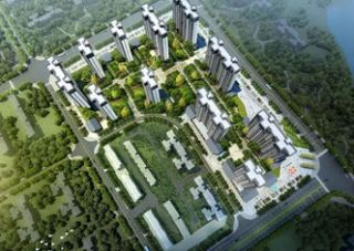 大汉龙城项目位于汨罗市屈子公园九歌广场南