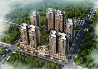 金正澜山项目位于常宁市西二环卓立学校旁