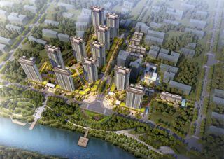 合一福渌江首府项目位于渌口区滨渌大道北侧（梅苑路口至向阳路口）