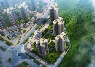 江山公馆项目位于株洲市青龙湾第五代建筑营销会馆