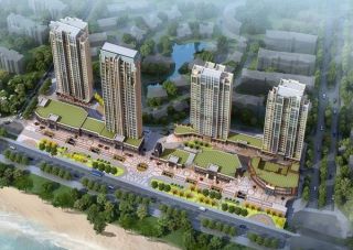 明珠壹号项目位于滨江路与明珠路交汇处