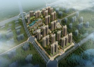 中房天玺湾项目位于天元泰山西路与栗雨东路交汇处