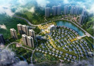 平海九龙湾项目位于郴州市北湖区九子塘路中段