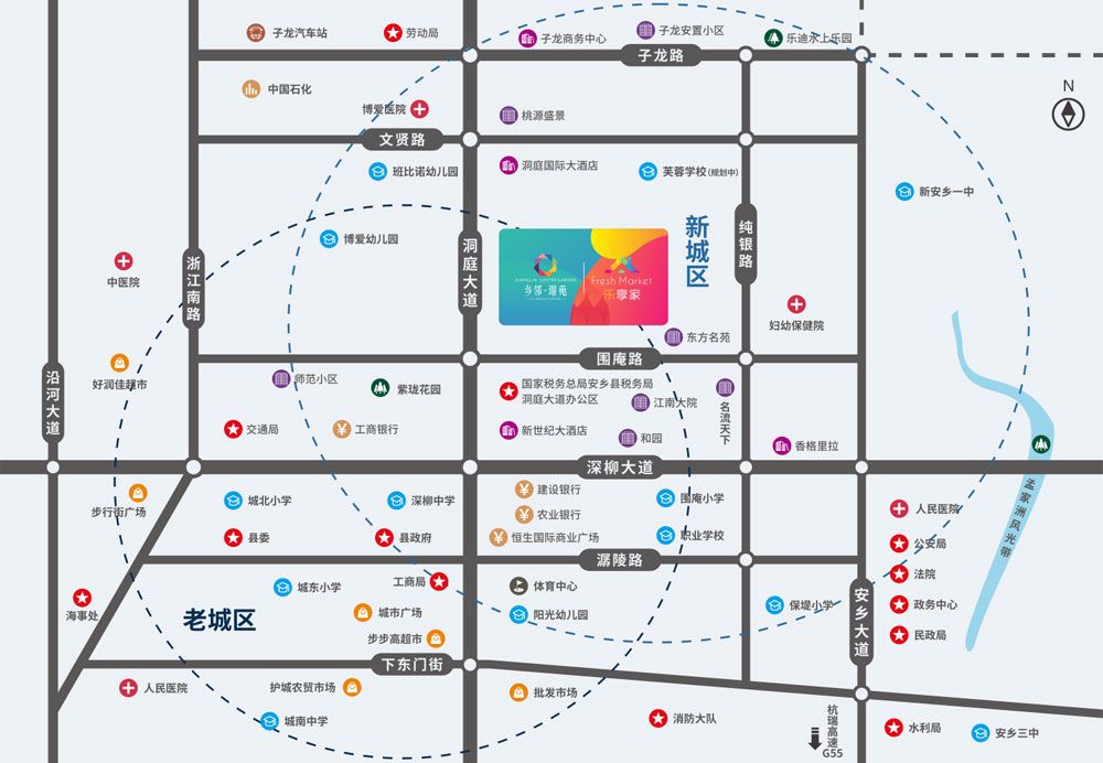 安乡县乡邻璟苑位于安乡县洞庭大道与围庵路交叉口（原汽车北站）,近期房价3800元/平米,后续将不定期为您带来安乡县乡邻璟苑房价走势等动态,包括开盘日期、团购优惠、户型图等信息。