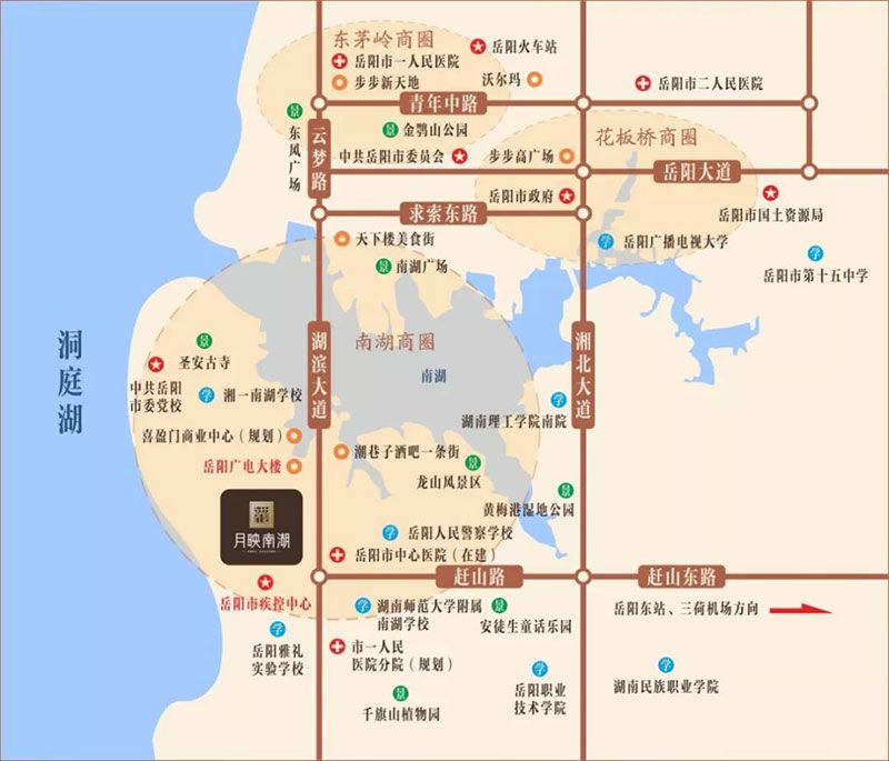 岳阳月映南湖位于湖滨大道与赶山路交汇处西北角（岳阳新广电中心旁）,近期房价5500元/平米,后续将不定期为您带来岳阳月映南湖房价走势等动态,包括开盘日期、团购优惠、户型图等信息。