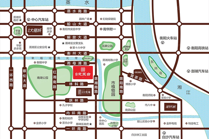 衡阳金钟定王台位于雁峰区蒸湘南路,近期房价5800元/平米,后续将不定期为您带来衡阳金钟定王台房价走势等动态,包括开盘日期、团购优惠、户型图等信息。