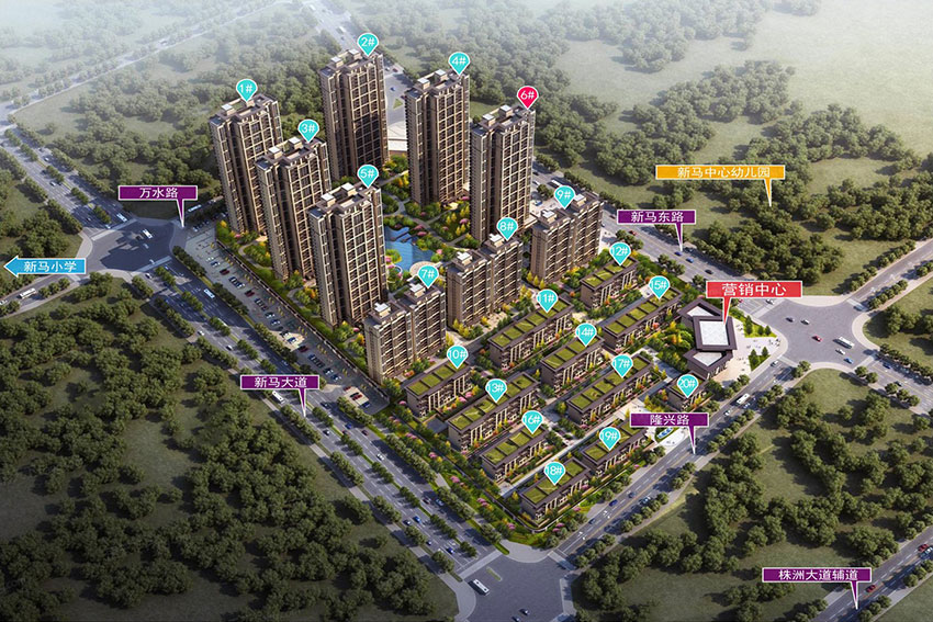 株洲珺钰府位于天元新马东路69号(新马东路与隆兴路交汇处),近期房价5200元/平米,后续将不定期为您带来株洲珺钰府房价走势等动态,包括开盘日期、团购优惠、户型图等信息。