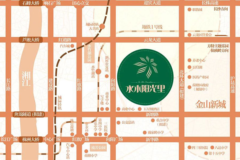 株洲水木阳光里位于荷塘向阳路500号（向阳北路与升龙路交汇处）,近期房价5688元/平米,后续将不定期为您带来株洲水木阳光里房价走势等动态,包括开盘日期、团购优惠、户型图等信息。