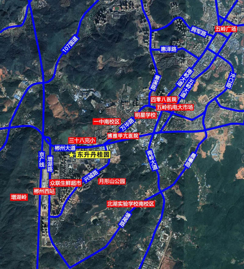 郴州东升丹桂园位于郴州市郴州大道&bull;郴州科技工业园正门,近期房价5200元/平米,后续将不定期为您带来郴州东升丹桂园房价走势等动态,包括开盘日期、团购优惠、户型图等信息。