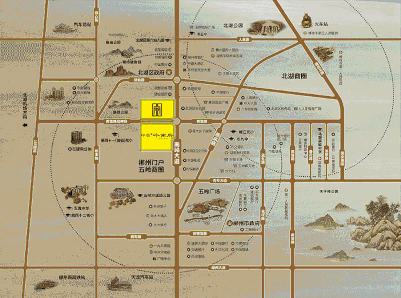 郴州中铁岭南府位于郴州市香雪路和南岭大道交汇处,近期房价7600元/平米,后续将不定期为您带来郴州中铁岭南府房价走势等动态,包括开盘日期、团购优惠、户型图等信息。