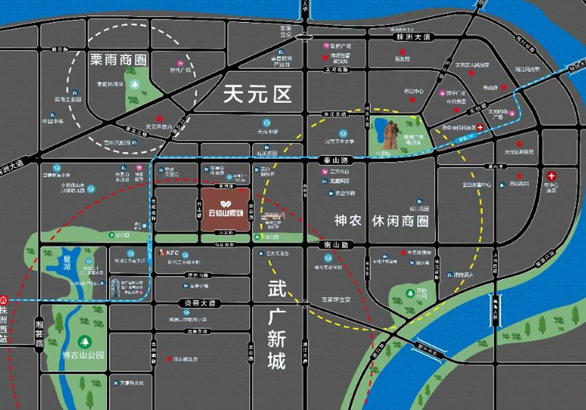 株洲云裕山河颂位于株洲天元区衡山西路与栗合路交汇处,近期房价待定元/平米,后续将不定期为您带来株洲云裕山河颂房价走势等动态,包括开盘日期、团购优惠、户型图等信息。